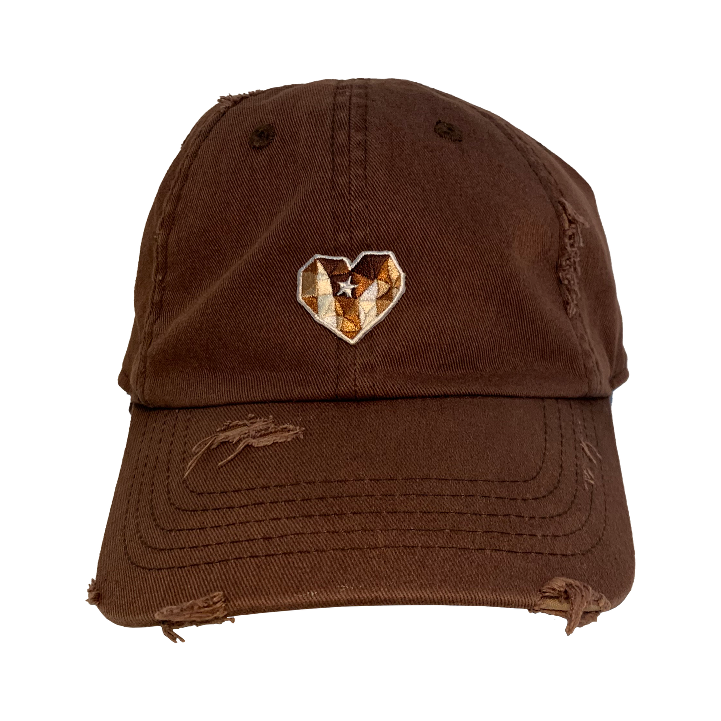 B6 - Mi Corazón Borincano - Distressed Dad Hats (6 Colorway)