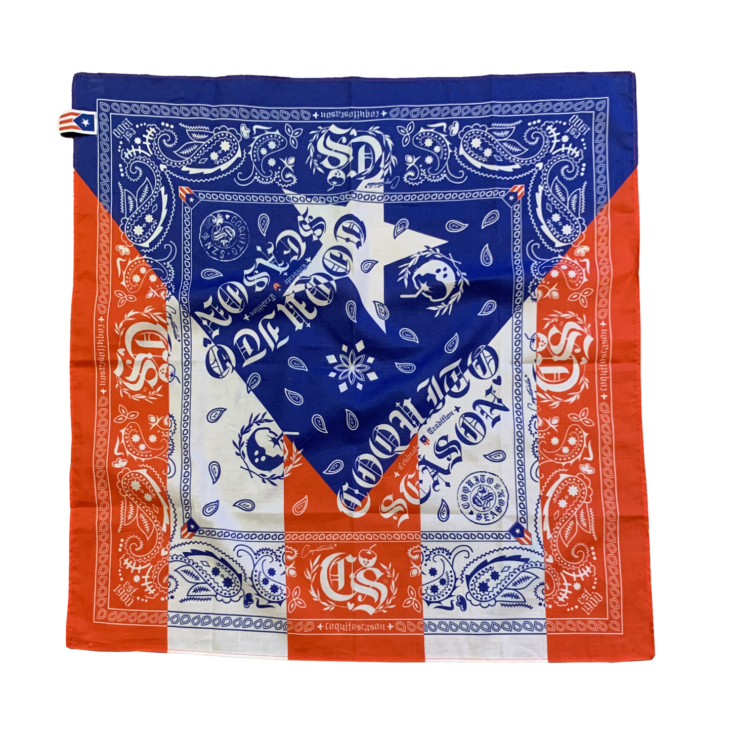 A1 - Bandana Puerto Rican Flag 🇵🇷 | Premium 100% Cotton