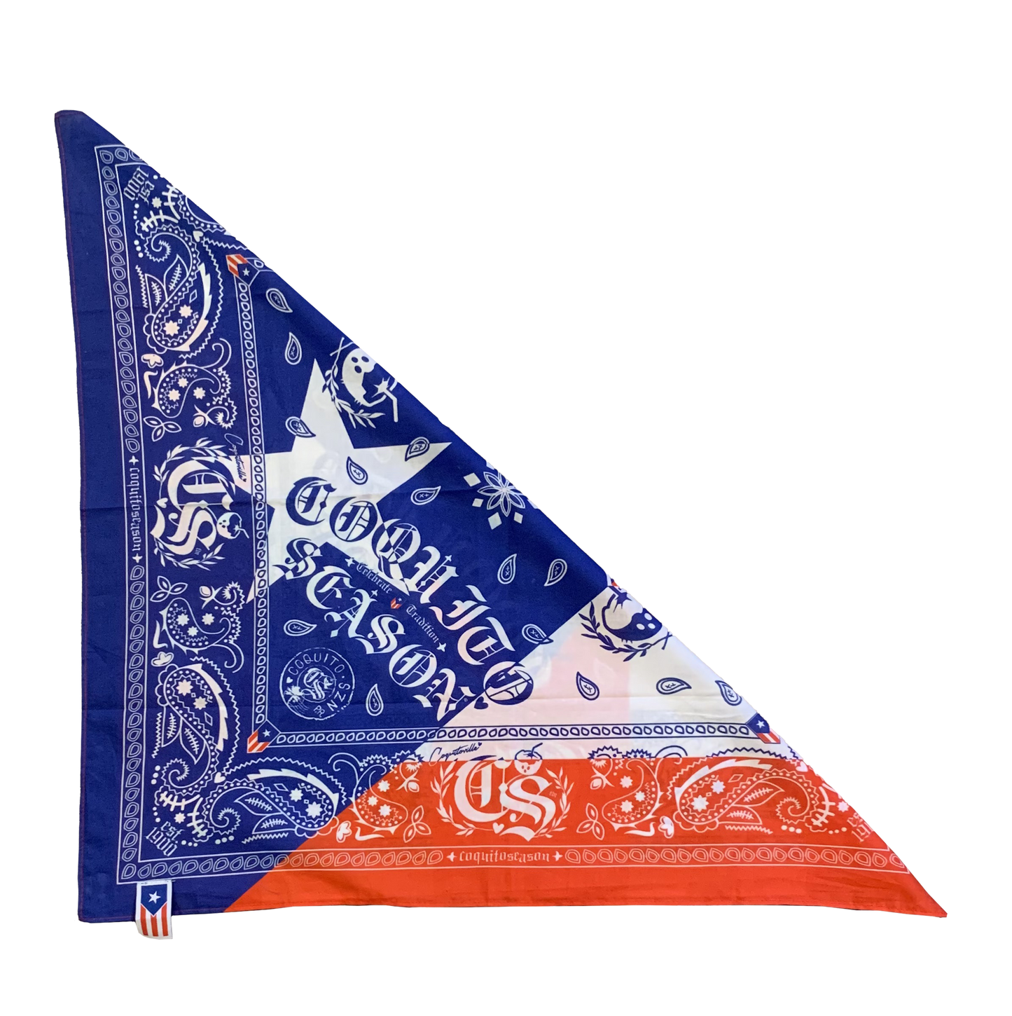 A1 - Bandana Puerto Rican Flag 🇵🇷 | Premium 100% Cotton