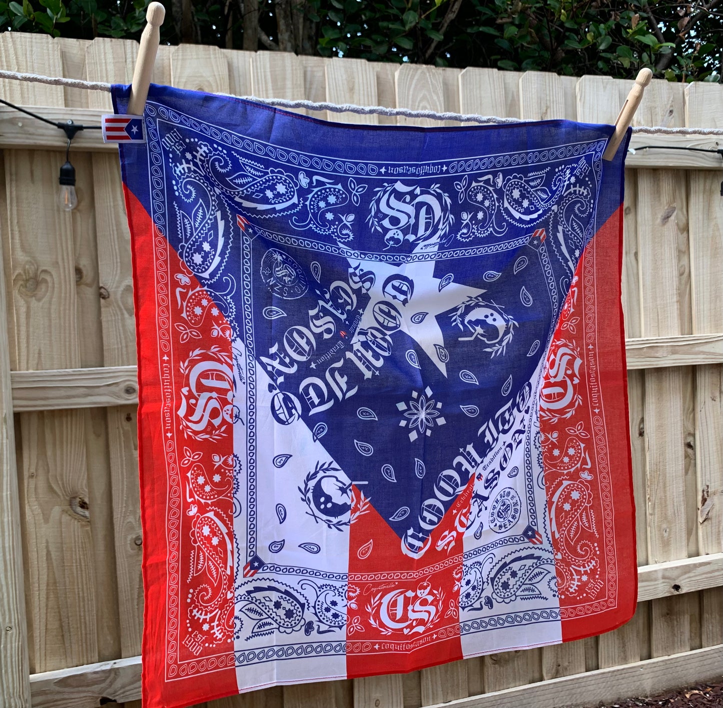 A1 - Bandana Puerto Rican Flag 🇵🇷 | Premium 100% Cotton