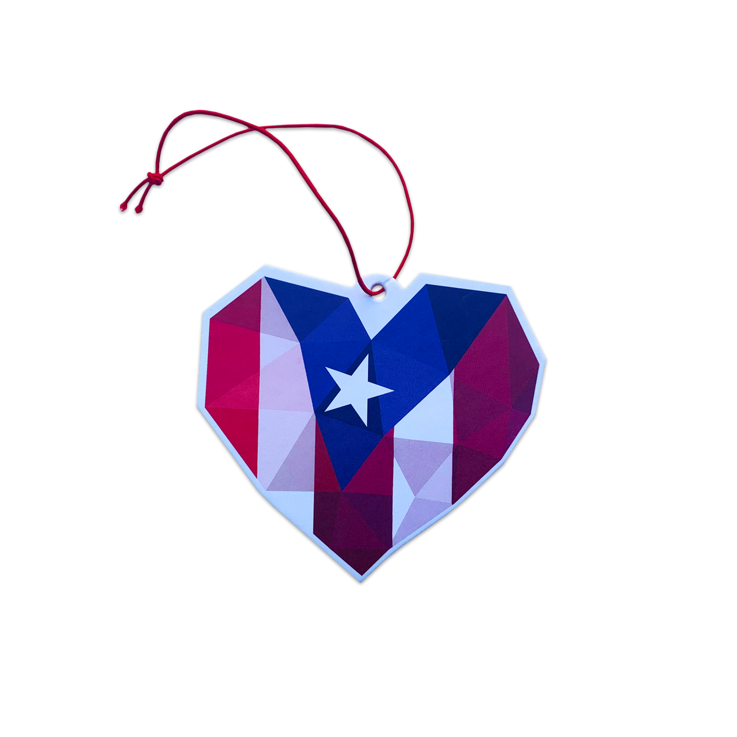A7 - El Olor de Coquito Season®: Corazón Borincano - Air Freshener (Standard Color)