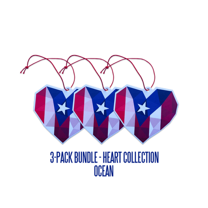 A7 - El Olor de Coquito Season®: Corazón Borincano - Air Freshener (Standard Color)