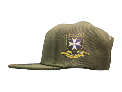 A2 - Borinqueneers Homage Snapback Hat - Military Green