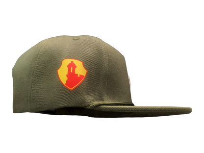 A2 - Borinqueneers Homage Snapback Hat - Military Green
