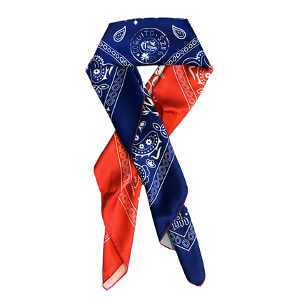 A1 - Bandana Puerto Rican Flag 🇵🇷 | Premium Satin XL Headwrap - Blue/Red/White *NEW*
