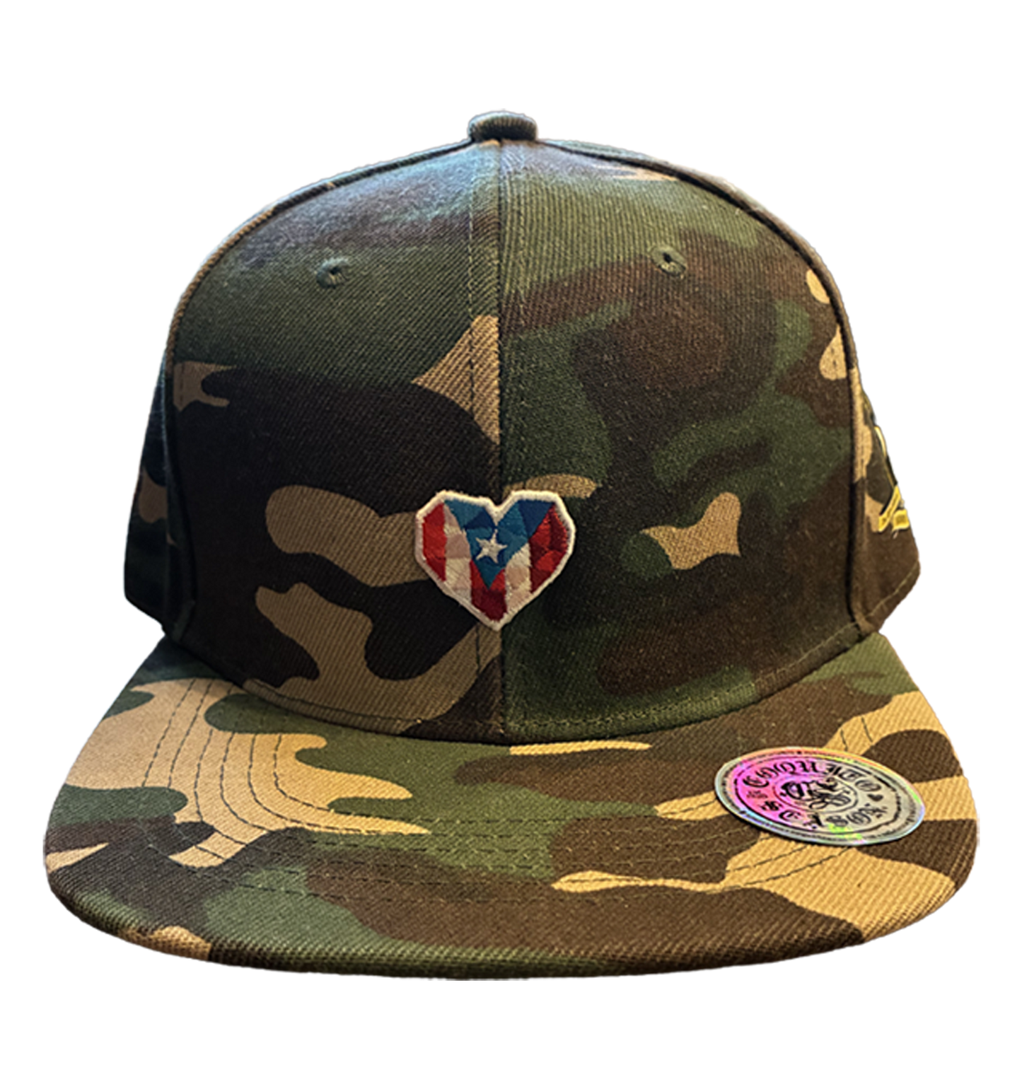 A2 - Borinqueneers Homage Snapback Hat - Camo