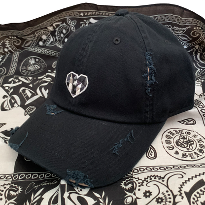 A5 - Mi Corazón Borincano - Distressed Dad Hat (La Residencia)