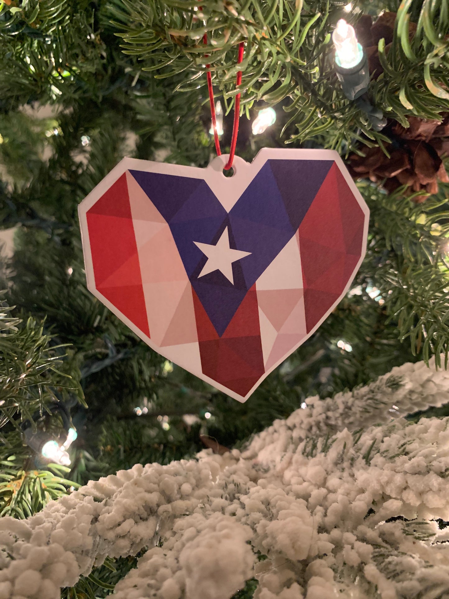 A7 - El Olor de Coquito Season®: Corazón Borincano - Air Freshener (Standard Color)