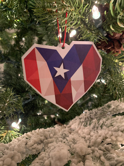 A7 - El Olor de Coquito Season®: Corazón Borincano - Air Freshener (Standard Color)
