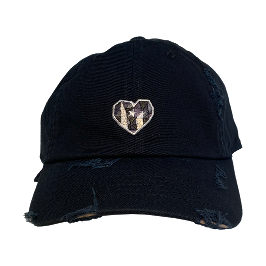 A5 - Mi Corazón Borincano - Distressed Dad Hat (La Residencia)