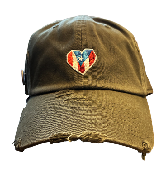 A2 - Borinqueneers Homage Papi Hat - Military Greens