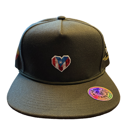 A2 - Borinqueneers Homage Snapback Hat - Military Green