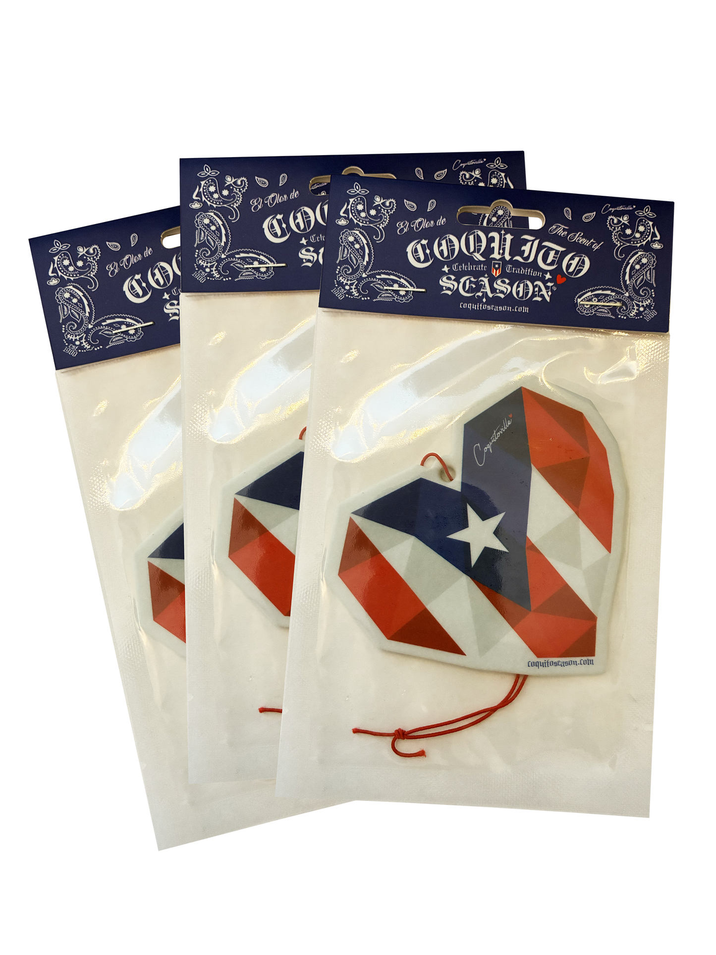 A1 - El Olor de Coquito Season®: Corazón Borincano - Air Freshener (Bori)