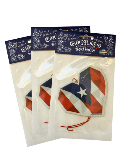 A1 - El Olor de Coquito Season®: Corazón Borincano - Air Freshener (Bori)