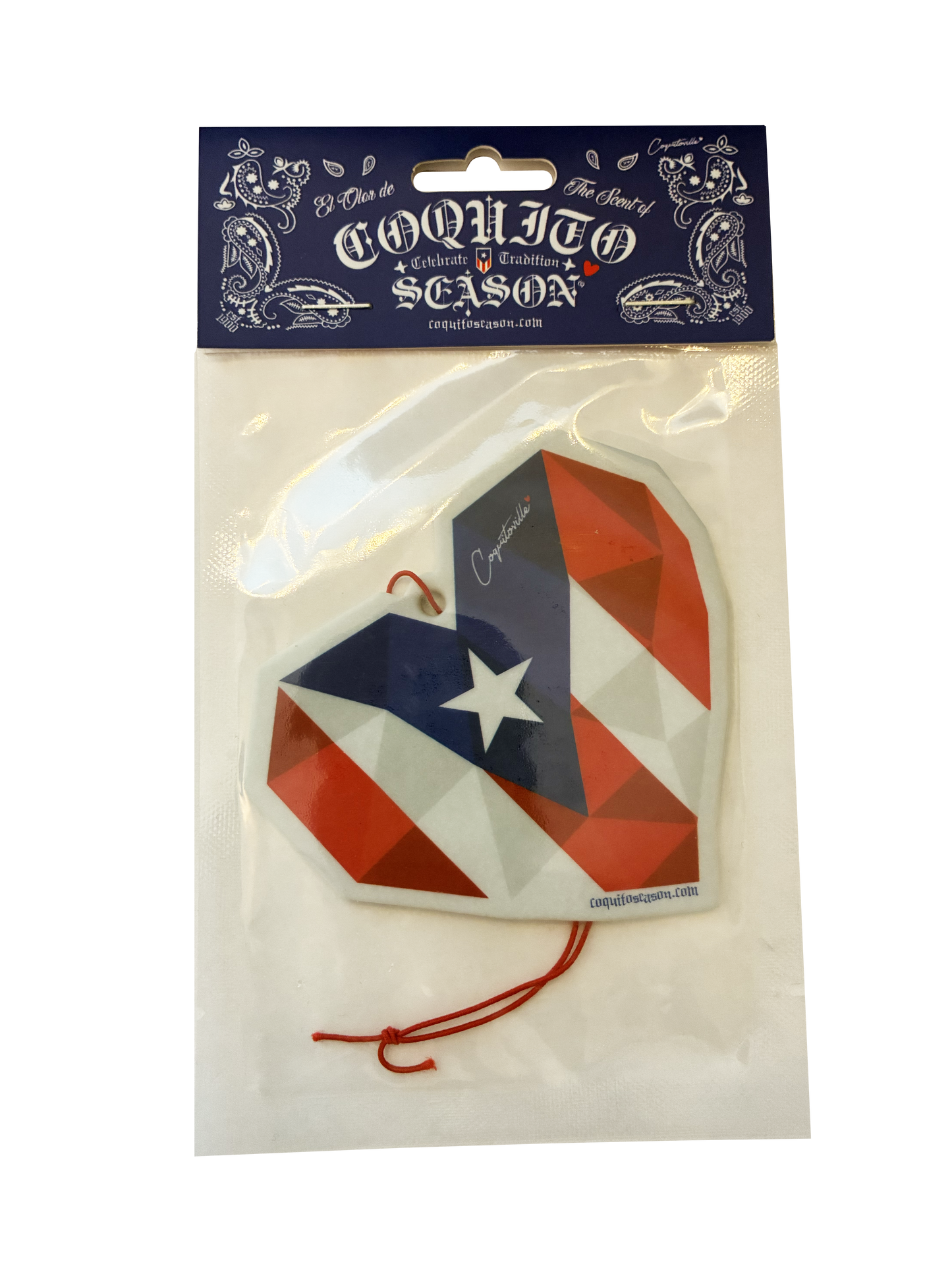 A1 - El Olor de Coquito Season®: Corazón Borincano - Air Freshener (Bori)