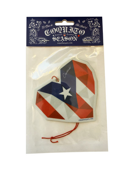 A1 - El Olor de Coquito Season®: Corazón Borincano - Air Freshener (Bori)