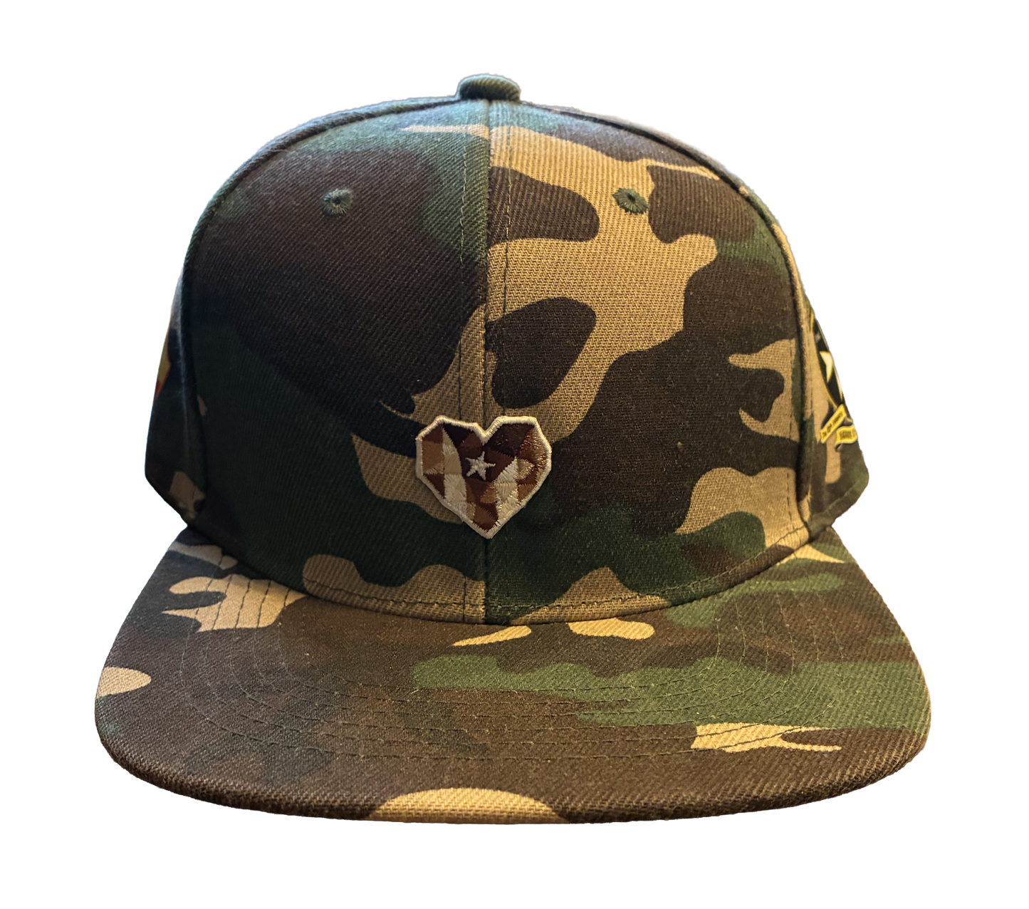 A2 - Borinqueneers Homage Snapback Hat - Camo