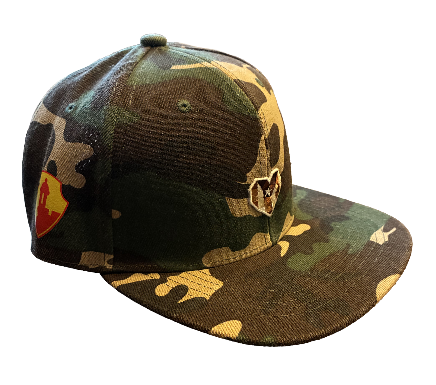 A2 - Borinqueneers Homage Snapback Hat - Camo
