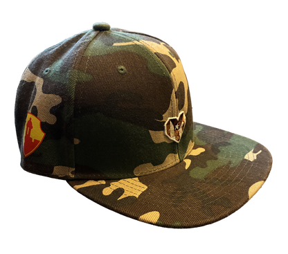 A2 - Borinqueneers Homage Snapback Hat - Camo