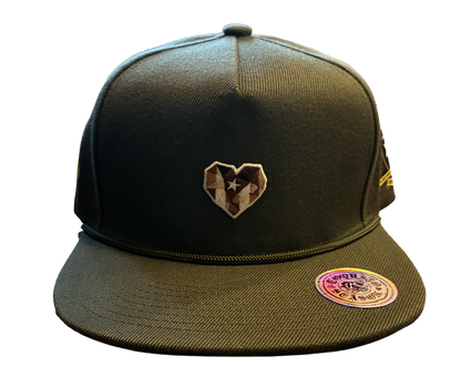 A2 - Borinqueneers Homage Snapback Hat - Military Green