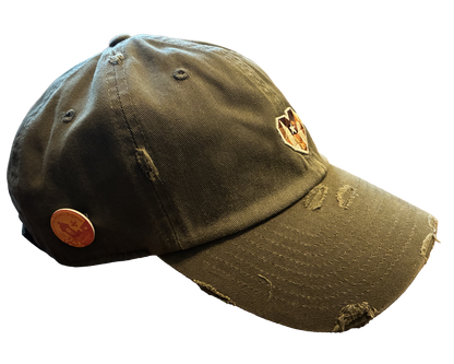 A2 - Borinqueneers Homage Papi Hat - Military Greens