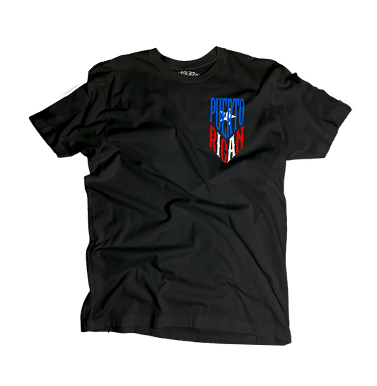 B4 - Puerto Rican Pride Shield Logo Tee – “All Day, Every Day” Graphic T-Shirt 🇵🇷