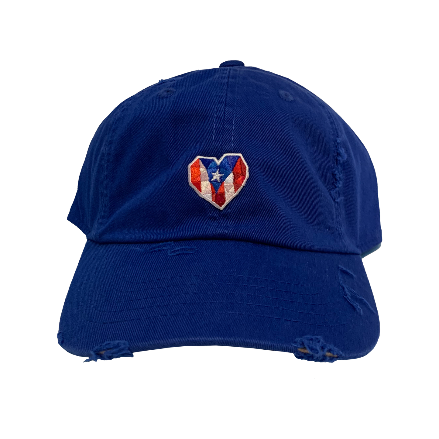 B6 - Mi Corazón Borincano - Distressed Dad Hats (6 Colorway)