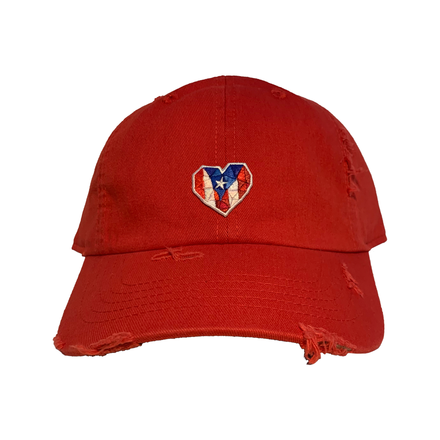 B6 - Mi Corazón Borincano - Distressed Dad Hats (6 Colorway)